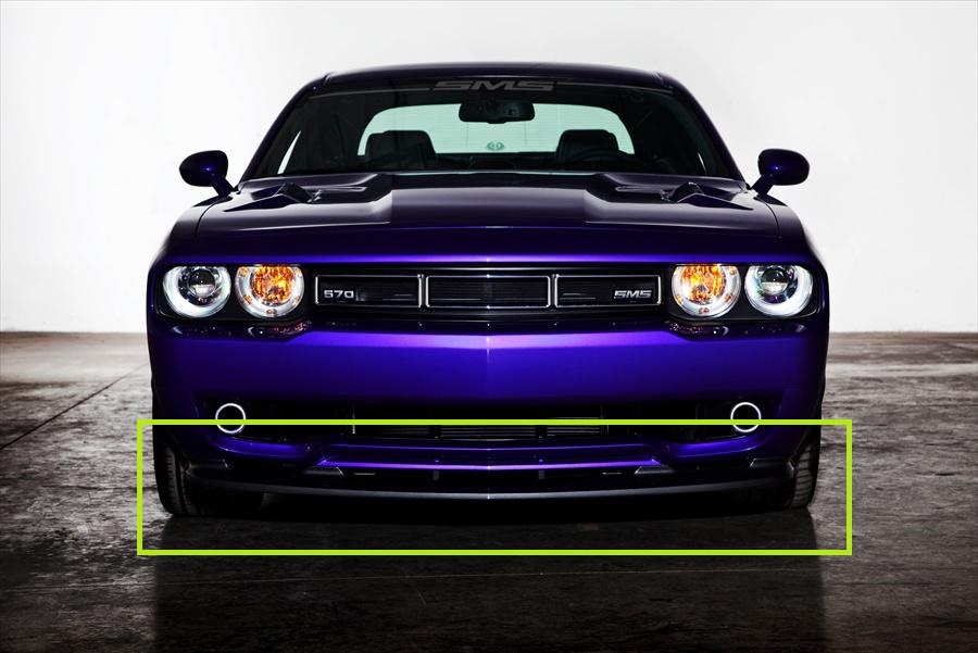 Saleen Front Splitter 570 08-14 Dodge Challenger - Click Image to Close